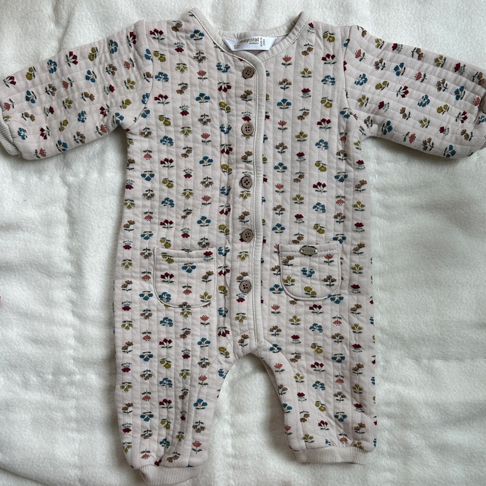 Mayoral Multicolor Patterned Kids One Piece